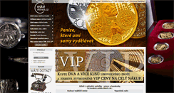 Desktop Screenshot of ceske-mince.cz